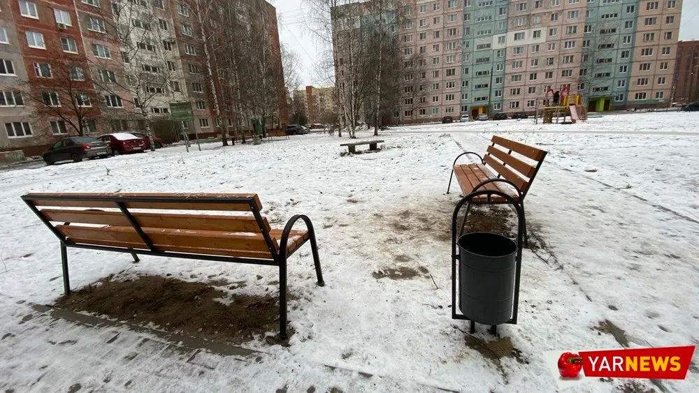 В Ярославле 19 детских площадок доделают только весной
