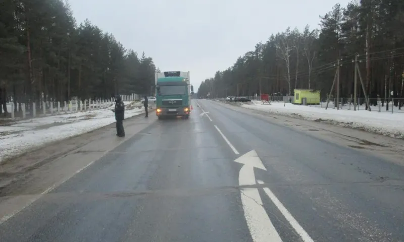Под Ярославлем грузовик переехал студента