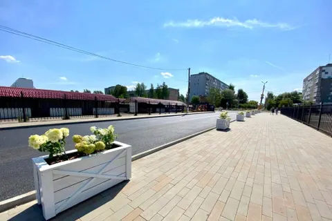 В Тутаеве проезжую часть центральной улицы делают в плитке