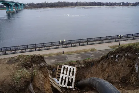 «Ярославльводоканал» проводит работы по замене дюкера через Волгу