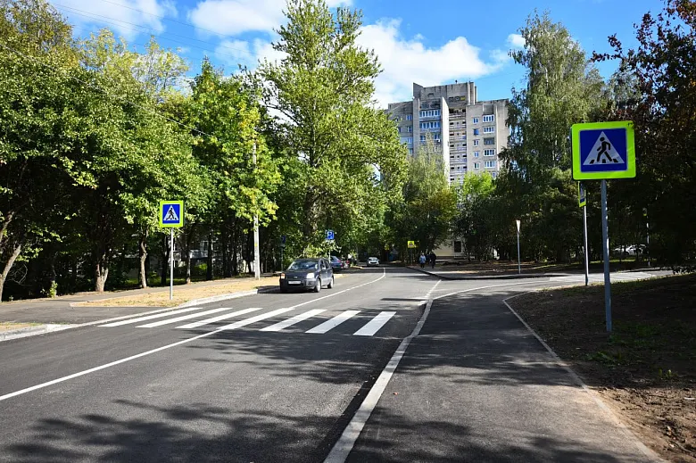 В Ярославле завершен ремонт дублера улицы Слепнева