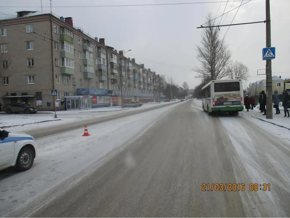 В Рыбинске сбита перебегавшая дорогу женщина