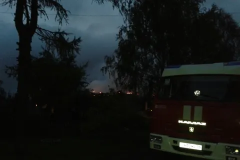 В Рыбинске сгорел частный жилой дом