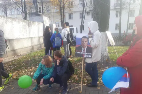 Жители Ярославля вышли на улицу с плакатами про мэра