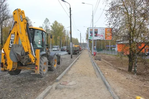 Ремонт улицы Дачной в Ярославле затянулся