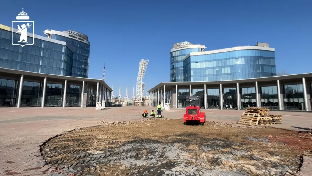 В Ярославле площадь Труда перекроют забором