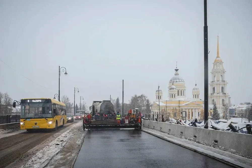 В Рыбинске вернули транспортную схему, действовавшую при ремонте моста