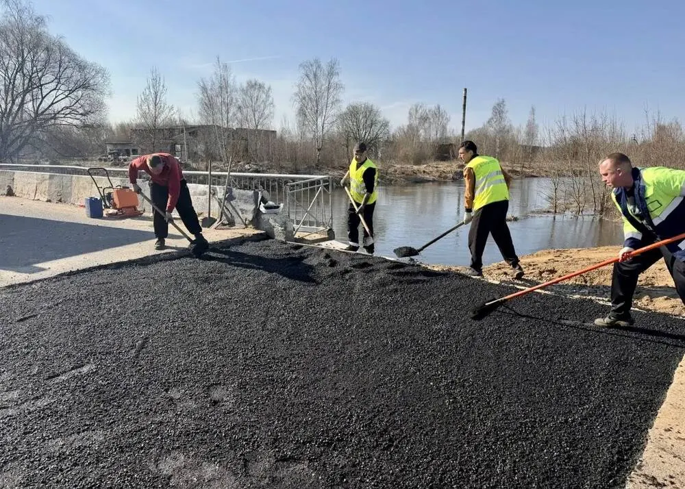 Белогостицкий мост под Ростовом Великим отремонтировали за сутки