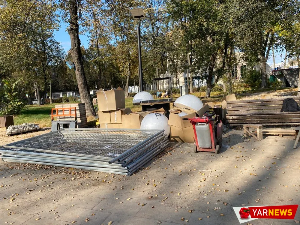 Прокуратура требует завершить ремонт сквера на площади Труда в Ярославле