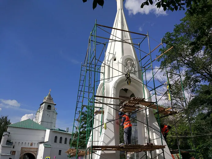 Основание часовни Казанской Богоматери в Ярославле будет красно-черным