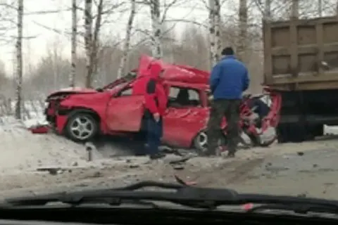 Массовая авария случилась на въезде в Ярославль
