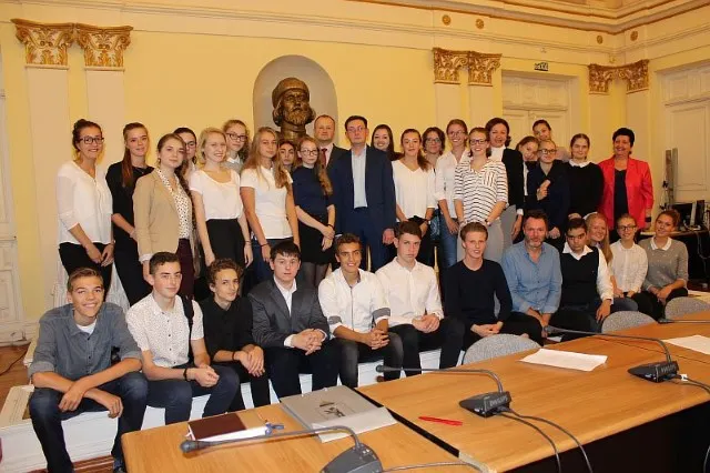 Депутаты муниципалитета Ярославля принимали школьников из Голландии