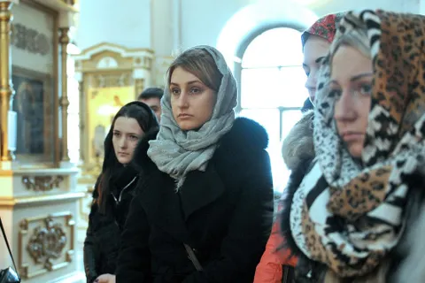 Студенты Ярославля посетили Казанский женский монастырь. Фоторепортаж