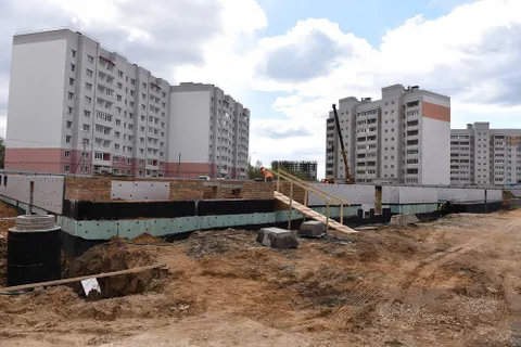 Строительство двух детских садов в Ярославле идет по графику