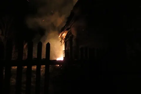 В Ярославской области огнем был уничтожен жилой дом