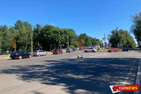 В Ярославле перекрыли вторую часть Октябрьского моста: фото
