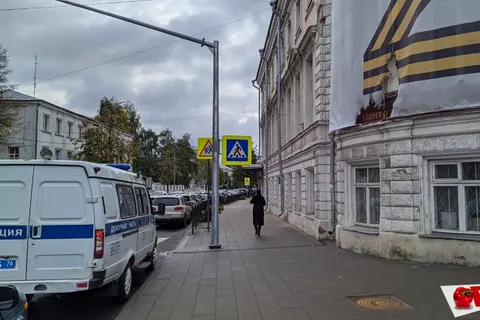 В Ярославле задержан поджигатель баннера с буквой Z