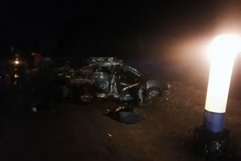 Появились видео и фото страшного ДТП в Ростовском районе