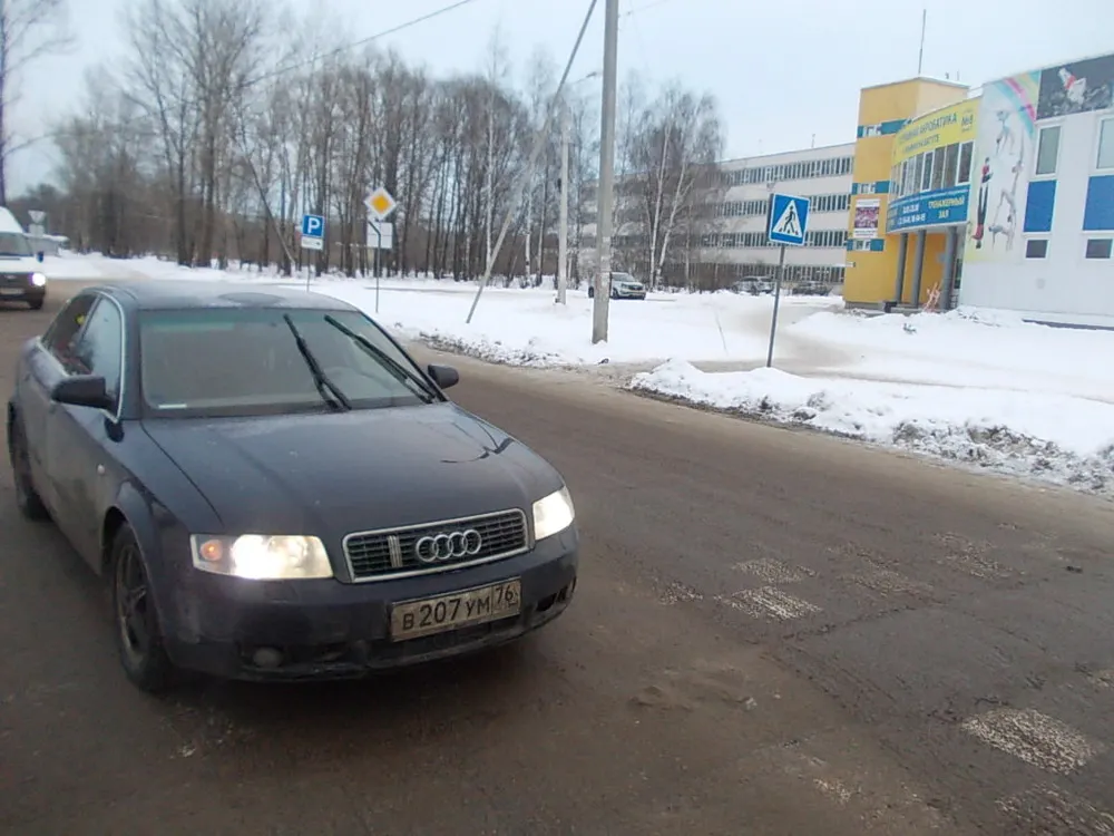 В Ярославле Ауди сбила пешехода