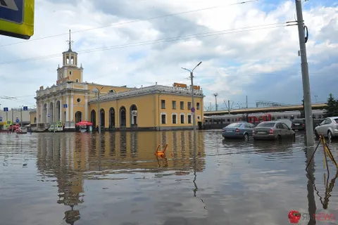 Ярославль ушел под воду. С фото