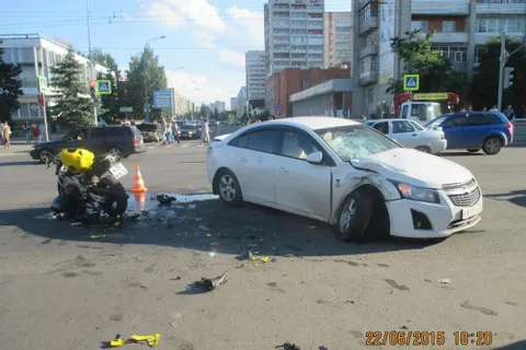 В Рыбинске после ДТП умер в больнице мотоциклист