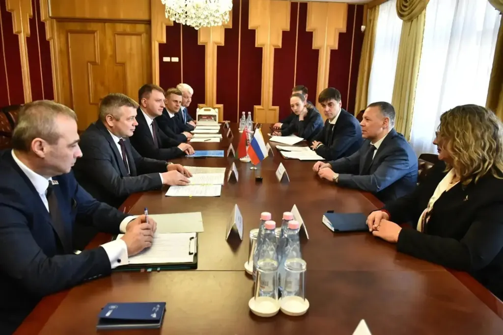 Ярославский губернатор встретился с белорусской делегацией