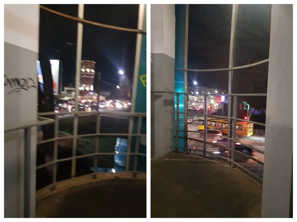 В надземных переходах в Ярославле ураган унес поликарбонат