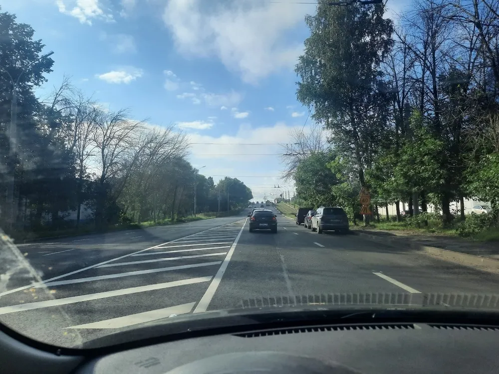 Возле ярославского моторного завода переделают дорожную разметку