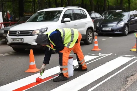 На пешеходном переходе в центре Ярославля появилась первая 3D разметка