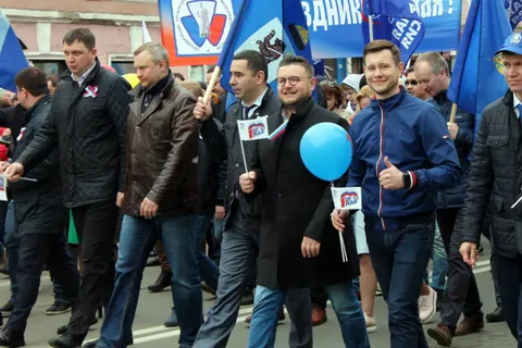 Ярославцы встретили Первомай шествием, митингом и концертом