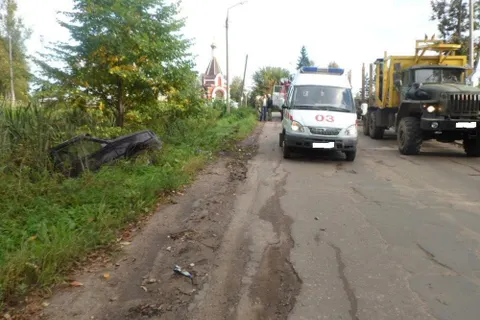 В результате аварии в Ярославской области пострадало два ребенка