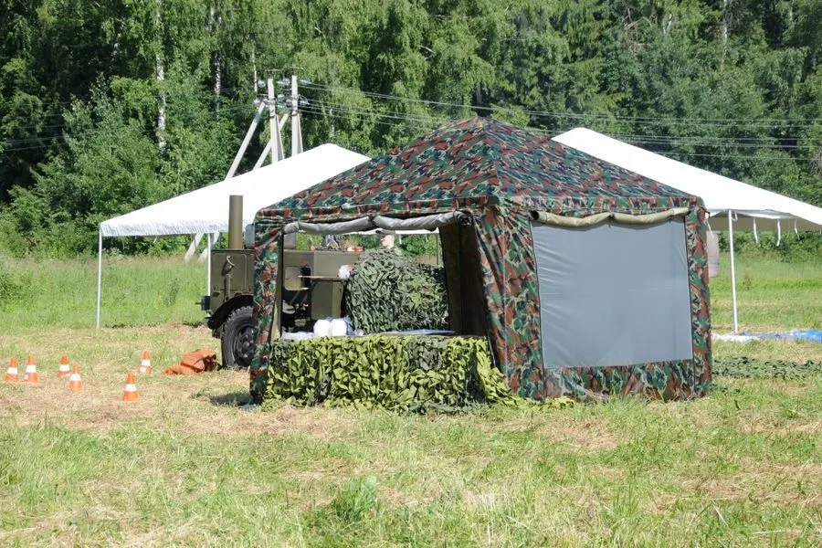 Полевая кухня на детском празднике