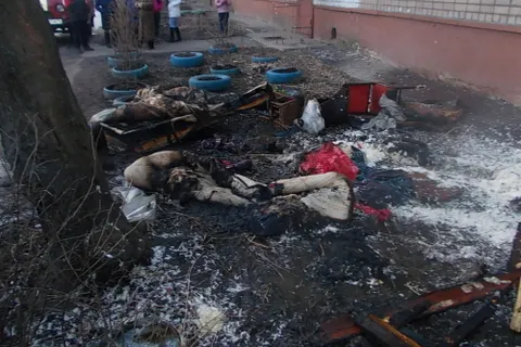 В Ярославле на пожаре пострадали люди