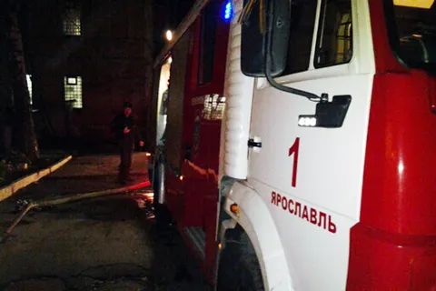 В центре Ярославля горел военный госпиталь