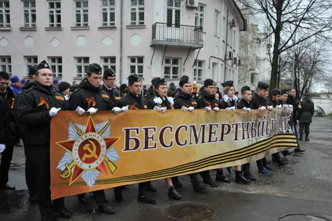 В строю «Бессмертного полка» прошли пятнадцать тысяч ярославцев