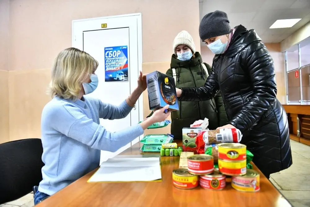 Ярославцы пожертвовали жителям Донбасса 1,5 тонны гуманитарной помощи