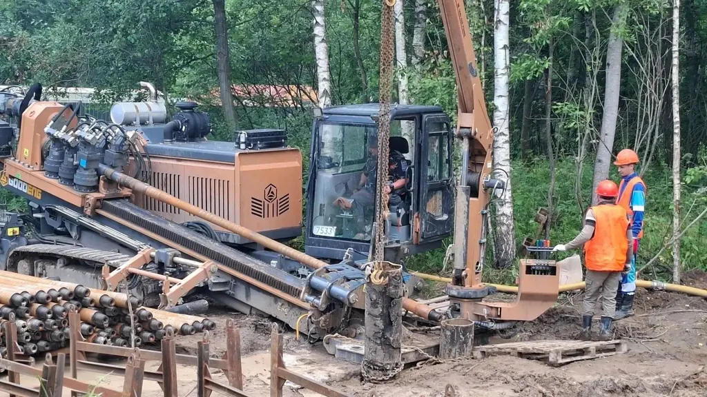 Под Рыбинском строят новый водопровод 