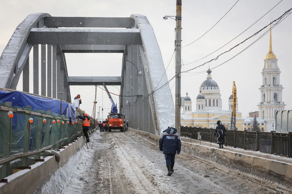 В Рыбинске Волжский мост впервые перекроют в 2024 году