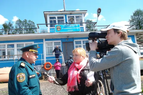 В Ярославле на Тверицком пляже прошла тренировка по спасению на воде