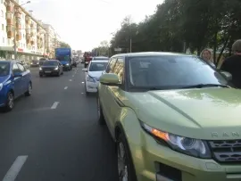 Три иномарки «поцеловались» на Московском проспекте в Ярославле