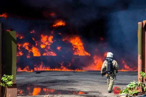 Пожар в Ярославле потушен