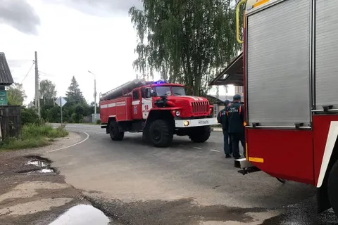 В Ярославле загорелся рейсовый автобус с пассажирами