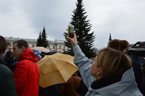 В Ярославле проходит митинг против московского мусора: фото