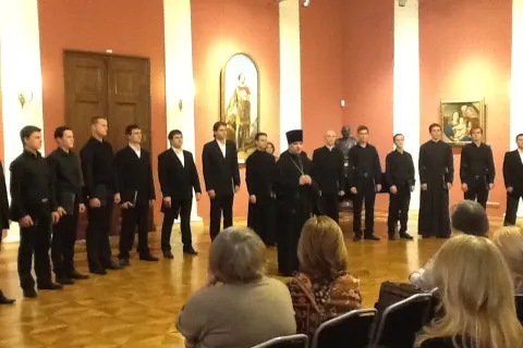 Ярославские семинаристы пели на концерте закарпатские песни. С видео