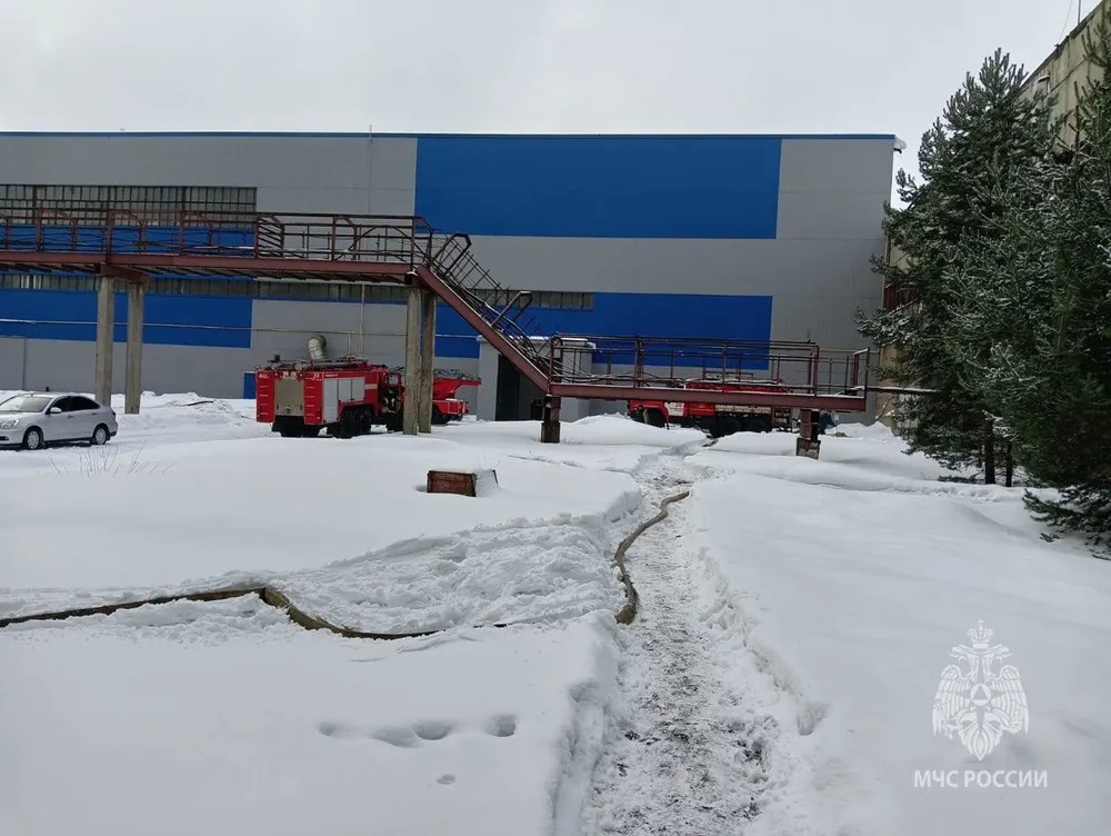 В Ярославской области горел «Тутаевский моторный завод»
