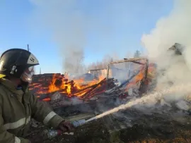 В Ярославской области сгорел частный дом