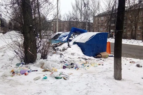 Мэрия Ярославля не справляется с уборкой мусорных площадок