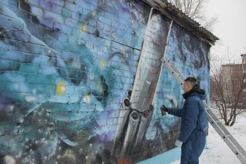  В Ярославле появилось граффити, посвященное Терешковой
