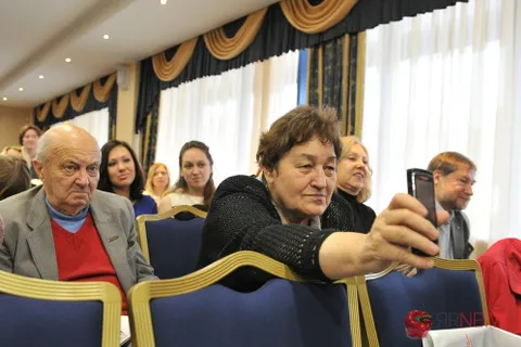 Олег Табаков в Ярославле дал пресс-конференцию. Фоторепортаж