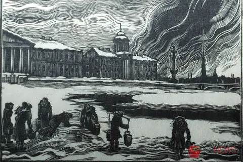 В Ярославле открылась выставка художников-блокадников. Фоторепортаж